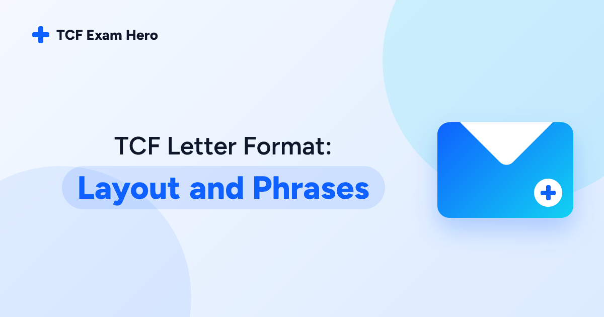 TCF Letter Format: Layout and Phrases